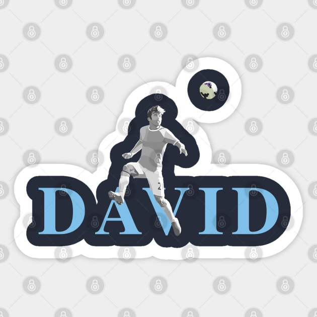 David Silva Sticker by Webbed Toe Design's